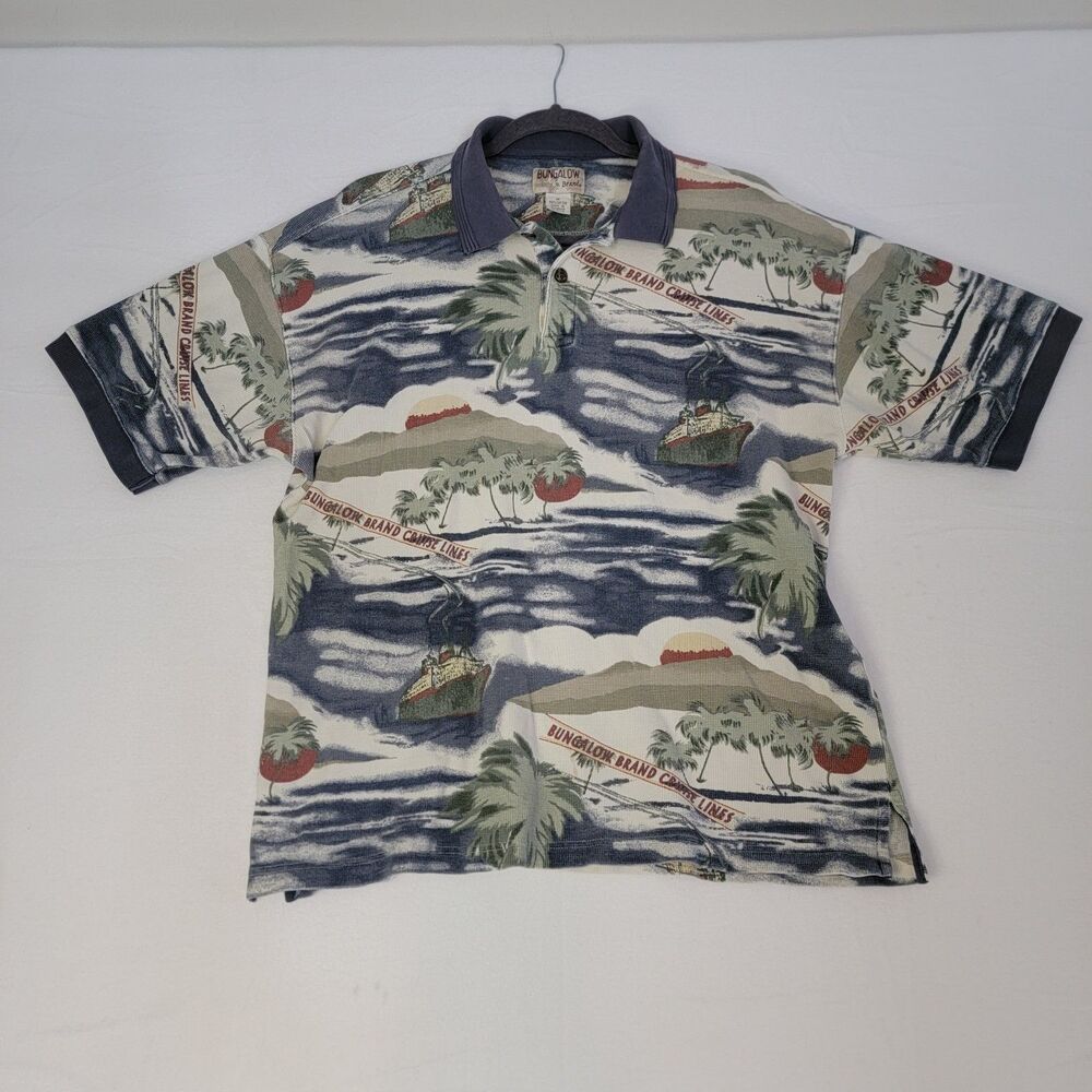 Bungalow Brand Men's Polo - Size Medium